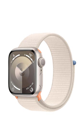 Apple Watch S9 Aluminium GPS Starlight, Sport Loop Starlight, MR8V3QF/A, 41mm