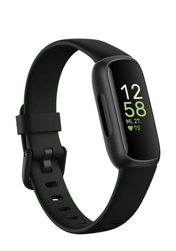 FitBit Inspire 3 Midnight Black-Black, Fitness Tracker mit Armband
