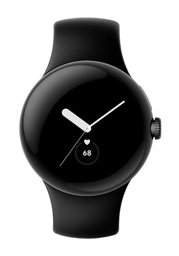 Google Pixel Watch Wi-Fi Black/Obsidian, GA03119-DE, 43mm