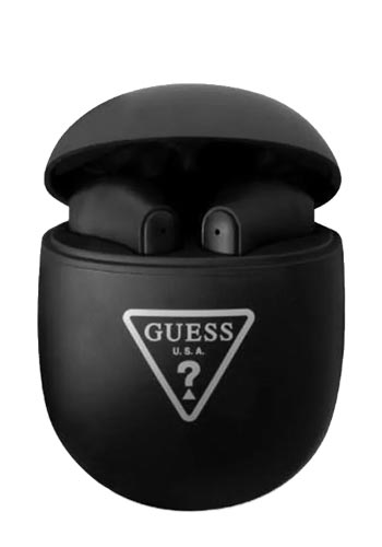 GUESS Wireless Bluetooth Headset Triangle Logo Black, GUTWST82TRK, Universal