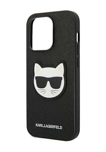 Karl Lagerfeld Hard Cover Choupette Head Case Black, für iPhone 14 Plus, KLHCP14MSAPCHK
