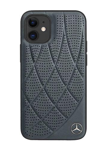 Mercedes-Benz Hard Cover Bow Line Black, für Apple iPhone 12 Mini,MEHCP12SDIQNA, Blister