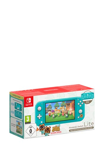Nintendo Switch Lite Animal Crossing: New Horizons (Timmy & Tommy Aloha Edition) 32GB, Türkis