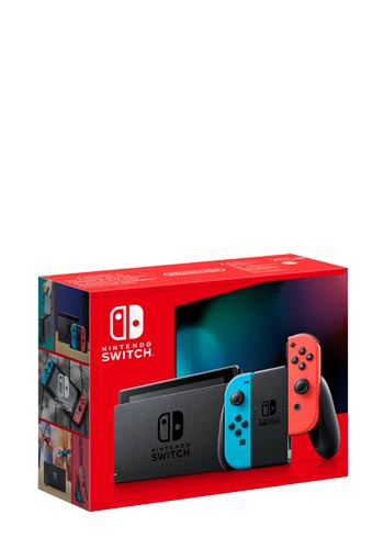 Nintendo Switch V2 2022 Edition 32GB, neon red - neon blue