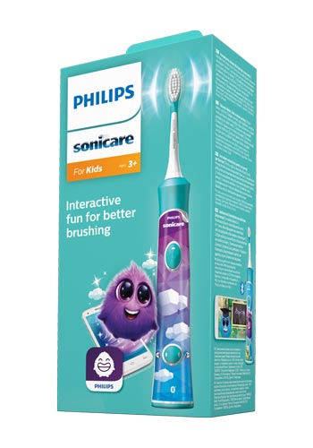 Philips Sonicare elektrische Zahnbürste für Kinder mit Bluetooth HX6322/04