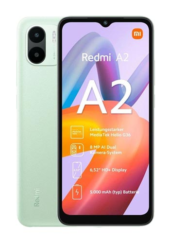 Xiaomi Redmi A2+ Dual Sim 32GB, 2GB RAM, Light Green
