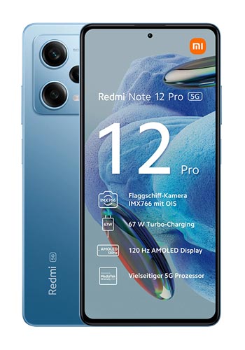 Xiaomi Redmi Note 12 Pro 5G 128GB, 6GB RAM, Blue