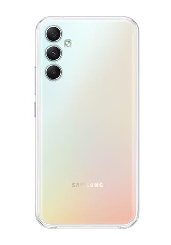 Samsung Clear Case Transparent, für Samsung Galaxy A34 5G, EF-QA346CT