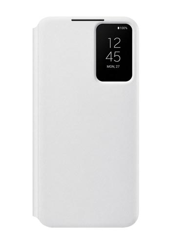 Samsung Clear View Cover Book Style White, für Samsung Galaxy S22. EF-ZS901CWEGEE, Blister