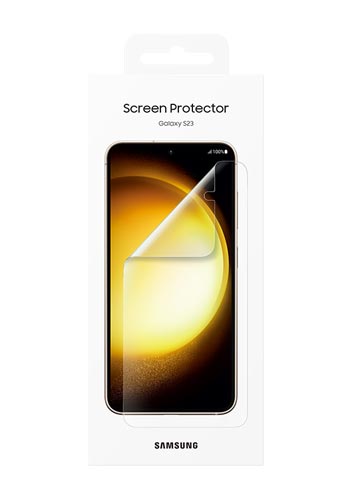 Samsung Displayschutzfolie Transparent, für Samsung Galaxy S23, EF-US911CTEGWW