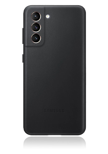 Samsung Leather Cover Black, für Samsung G996F Galaxy S21 Plus, EF-VG996LB, Blister