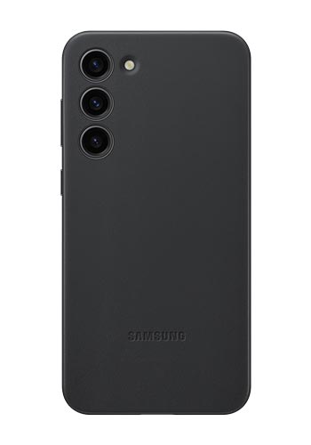 Samsung Leather Cover Black, für Samsung Galaxy S23 Plus, EF-VS916LBEGWW