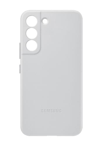 Samsung Leather Cover Light Grey, für Samsung S901 Galaxy S22, EF-VS901LJ