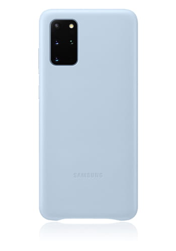 Samsung Leather Cover Sky Blue, für Samsung G985F Galaxy S20 Plus, EF-VG985LL, Blister