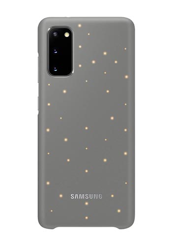 Samsung LED Cover Grey, für Galaxy S20, EF-KG980CJ, Blister