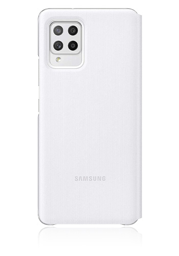 Samsung S View Wallet Cover White, für Galaxy A42 5G, EF-EA426PW, EU Blister