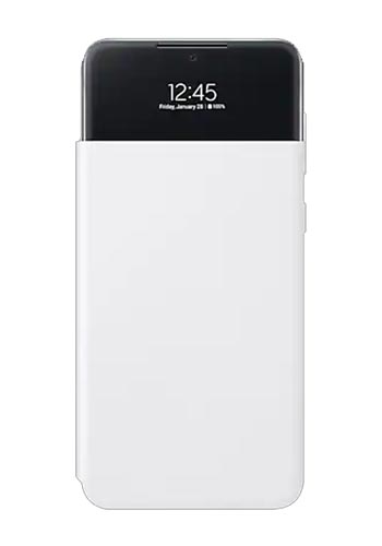 Samsung S View Wallet Cover White, für Samsung Galaxy A33 5G,EF-EA336PW