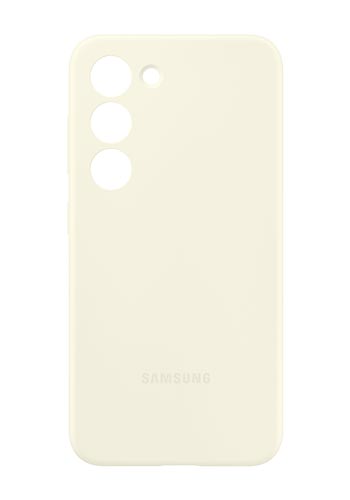 Samsung Silicone Cover Cream, für Samsung Galaxy S23, EF-PS911TUEGWW
