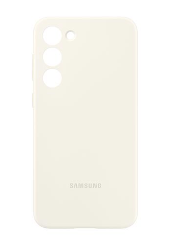 Samsung Silicone Cover Cream, für Samsung Galaxy S23 Plus, EF-PS916TUEGWW