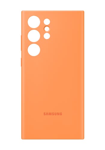 Samsung Silicone Cover Orange, für Samsung Galaxy S23 Ultra, EF-PS918TOEGWW