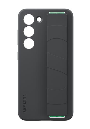 Samsung Silicone Grip Case Black, für Samsung Galaxy S23 Plus, EEF-GS916TBEGWW