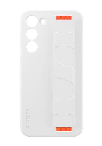 Samsung Silicone Grip Case White, für Samsung Galaxy S23 Plus, EF-GS916TWEGWW