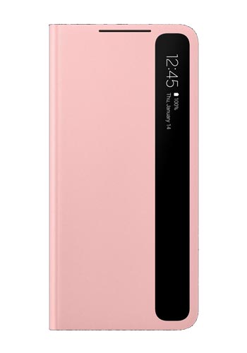 Samsung Smart Clear View Cover Book Style Pink, für Samsung G996F Galaxy S21 Plus, EF-ZG996CP, Blister