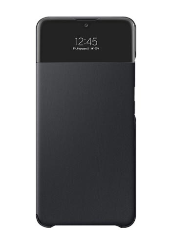 Samsung Smart S View Wallet Cover Black, für Samsung A325 Galaxy A32 4G, EF-EA325PB, EU-Ware