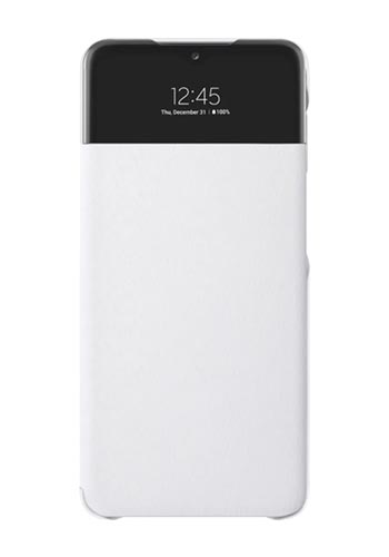 Samsung Smart S View Wallet Cover White, für Samsung A325 Galaxy A32 4G, EF-EA325PW, EU-Ware