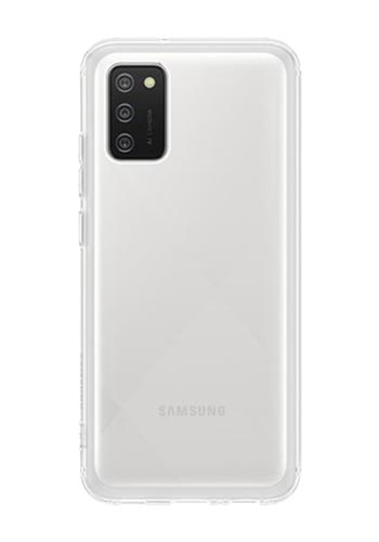 Samsung Soft Clear Cover Transparent, für Samsung A037G Galaxy A03s, EF-QA038TT, Blister