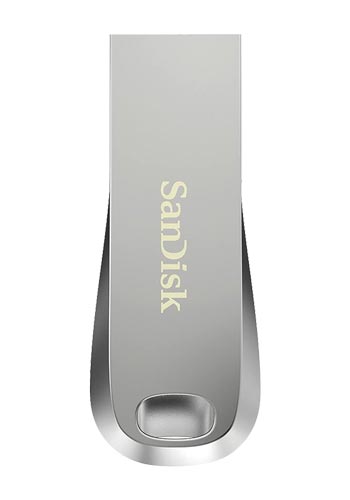SanDisk Ultra Luxe USB 3.1 Flash-Laufwerk 256 GB Silver, SDCZ74-256G-G46