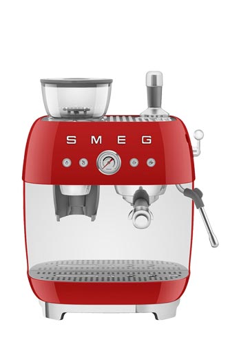 Smeg Espressomaschine, Kaffeevollautomat 50s Style Red, EGF03RDEU