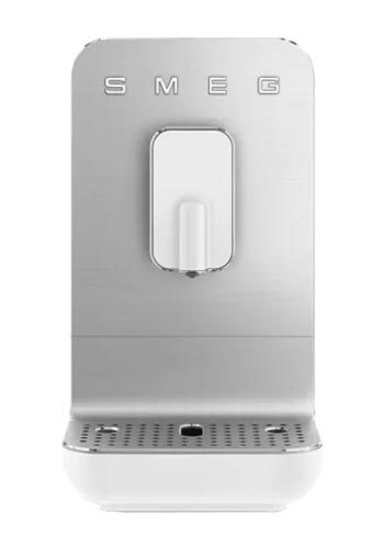 Smeg Kompakte Kaffeevollautomat 50s Style White, BCC01WHMEU