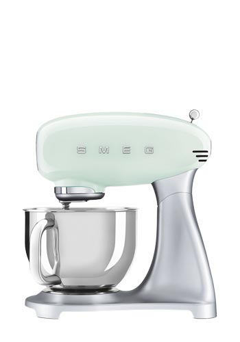 Smeg Küchenmaschine 50s Style, 800W, 4,8 Liter Pastel Green, SMF02PGEU