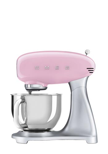 Smeg Küchenmaschine 50s Style, 800W, 4,8 Liter Pink, SMF02PKEU