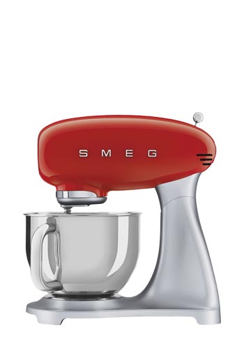 Smeg Küchenmaschine 50s Style, 800W, 4,8 Liter Red, SMF02RDEU
