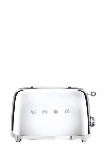 Smeg Toaster, 2 Schlitze, 50s Style Stainless Steel, TSF01SSEU