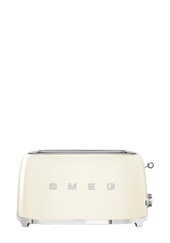 Smeg Toaster 4 Scheiben, 50s Style Cream, TSF02CREU