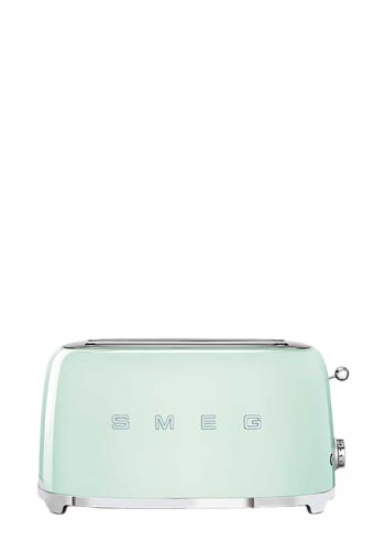 Smeg Toaster 4 Scheiben, 50s Style Pastel Green, TSF02PGEU