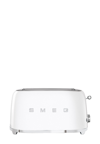 Smeg Toaster 4 Scheiben, 50s Style White, TSF02WHEU