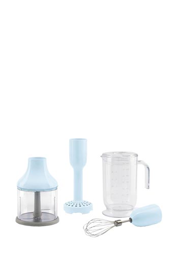 Smeg Zubehör Stabmixer 4-er-Set Pastel Blue, HBAC11PB