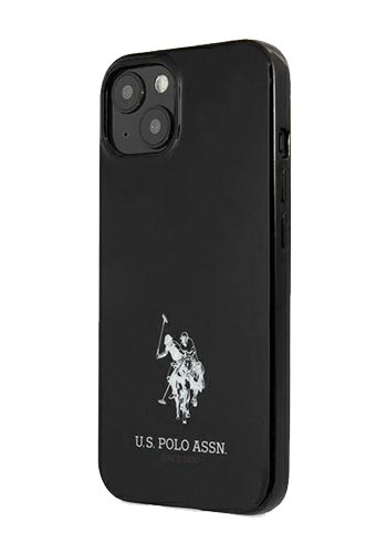 US Polo Hard Cover MH Logo Horses Black, für Apple iPhone 13, USHCP13MUMHK