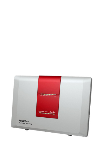 AVM FRITZ Box FON WLAN 7570 VDSL red-white
