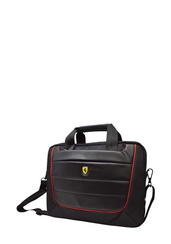Ferrari Scuderia Computer Bag Black, 15 Zoll, FECB15BK