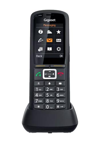 Gigaset Schnurlostelefon Black, R700H Pro, S30852-H2976-R102