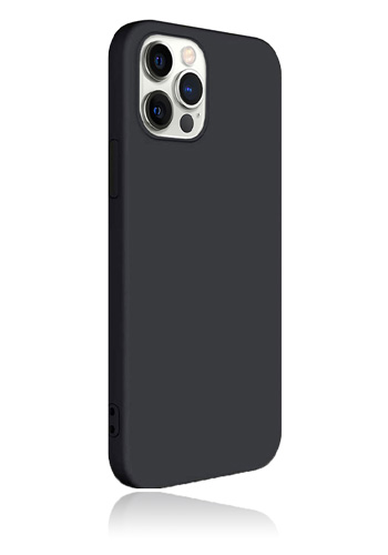 MTM TPU Silicon Cover Black, , für Apple iPhone 12 / 12 Pro, Bulk