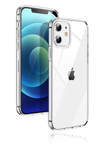 MTM TPU Silicon Cover Transparent, Superslim, für Apple iPhone 12 / 12 Pro, Bulk