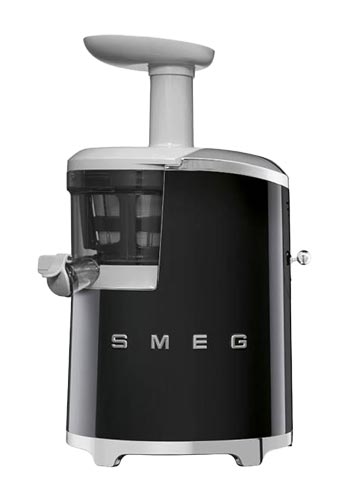Smeg Entsafter 50s Style, 18/8 Stainless Steel Black, SJF01BLEU