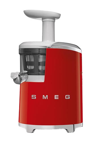 Smeg Entsafter 50s Style, 18/8 Stainless Steel Red, SJF01RDEU