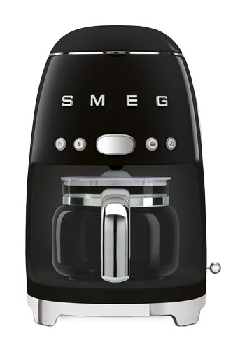 Smeg Filterkaffeemaschine 50's Style Black, DCF02BLEU